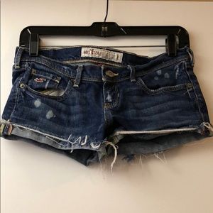 Dark Wash Hollister Jean Shorts